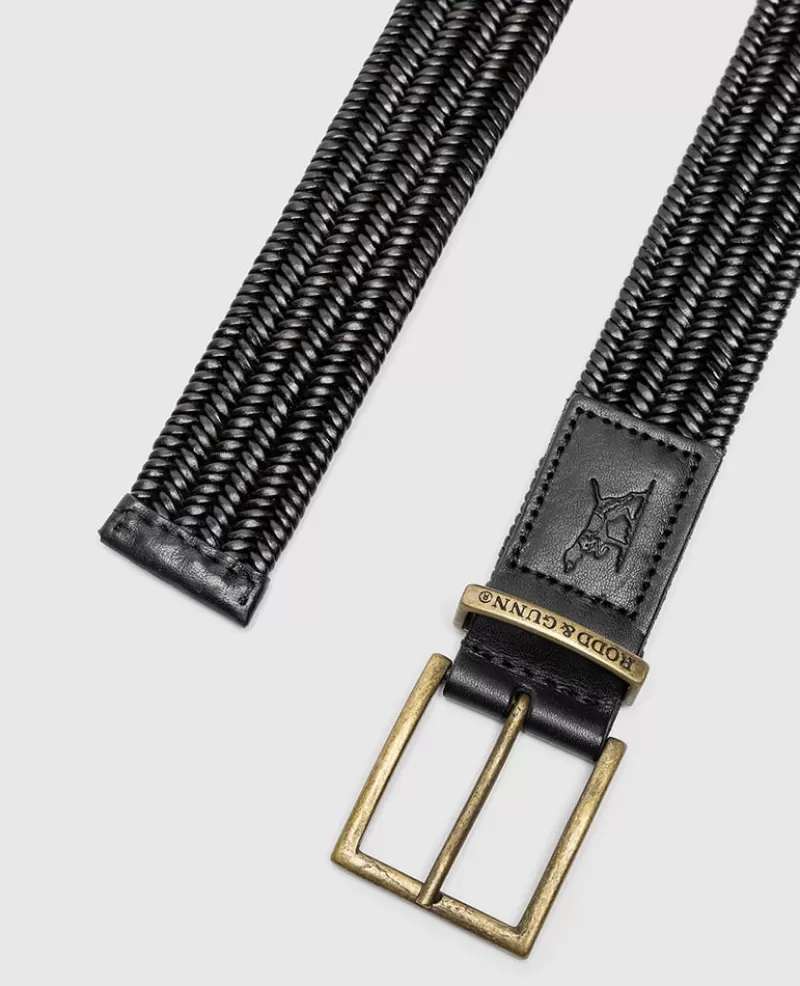 Belts>Rodd & Gunn Stirling Stretch Belt NERO