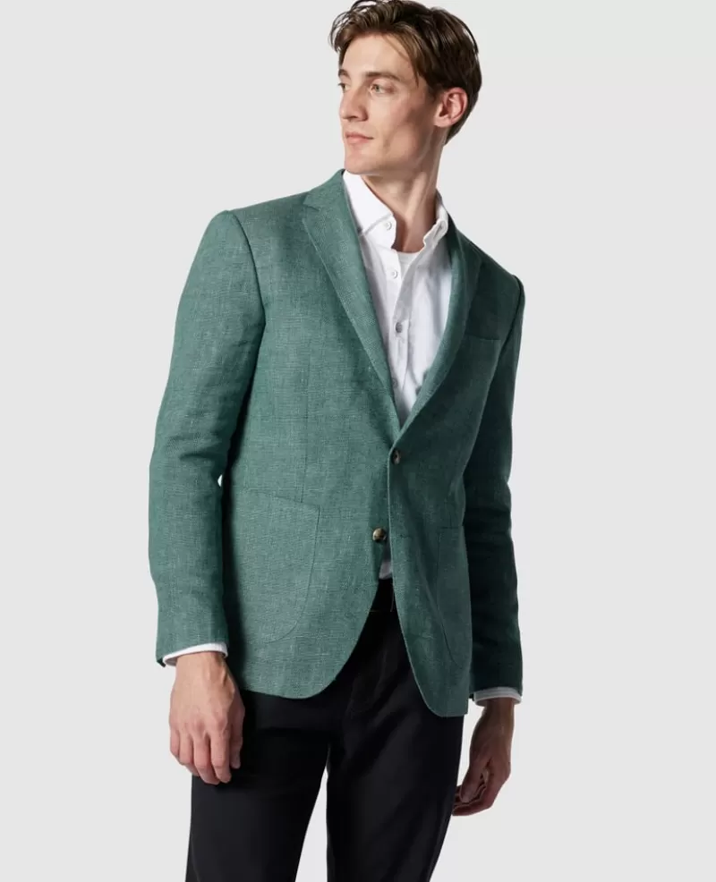 Jackets & Coats | Linen>Rodd & Gunn The Cascades Sports Fit Jacket PINE