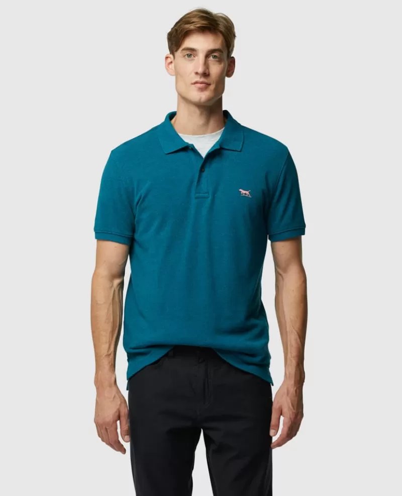 Polos | Gunn S/s Polos>Rodd & Gunn The Gunn Polo PACIFIC