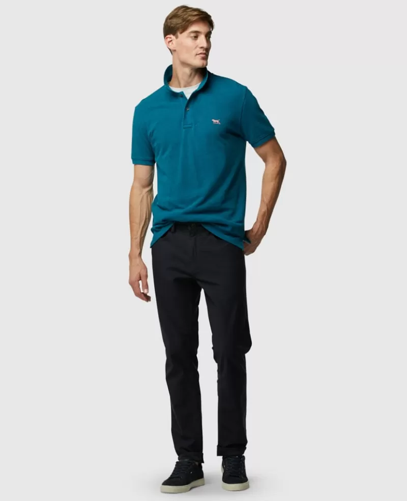 Polos | Gunn S/s Polos>Rodd & Gunn The Gunn Polo PACIFIC