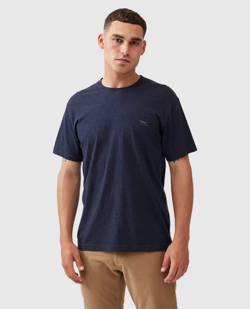 T-shirts | Gunn S/s T-shirts>Rodd & Gunn The Gunn T-Shirt NAVY