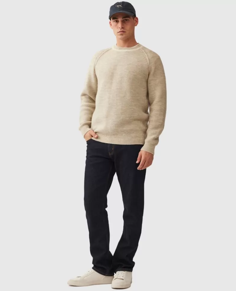 Sweaters | Natural Wool>Rodd & Gunn Westmere Knit BIRCH